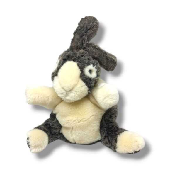 Folkmanis Baby Dutch Rabbit Full Body Hand Plush Puppet-Realistic-Plastic Eyes - Picture 1 of 9